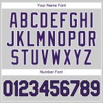 Benutzerdefinierte Lila-Schwarz Authentic Jersey Grau Baseball Benutzerdefinierte Lila-Schwarz Authentic Jersey Grau Baseball