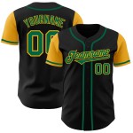 Tone Kelly Two Grün-Gold Schwarz Authentic Custom Jersey Baseball Tone Kelly Two Grün-Gold Schwarz Authentic Custom Jersey Baseball